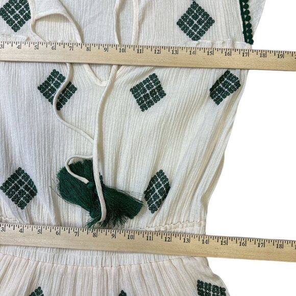 Guadalupe Design Tunic Shift Dress Cinched Waist Embroidery Size M - Picture 16 of 16